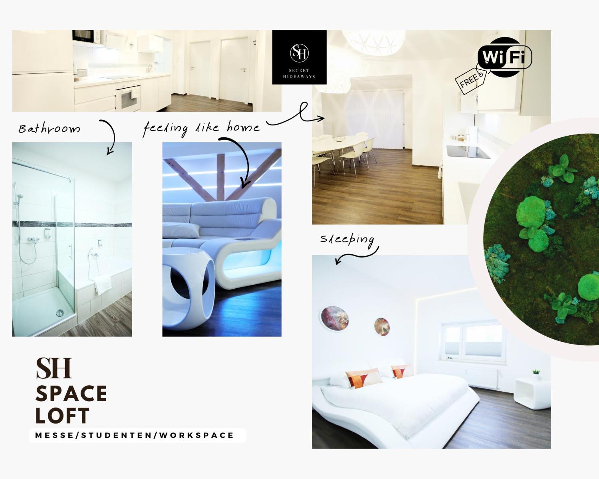 Secret Hideaways Space Loft Wohndesign Auf 2 Etagen L 450M Bis Uni دوسبرغ المظهر الخارجي الصورة